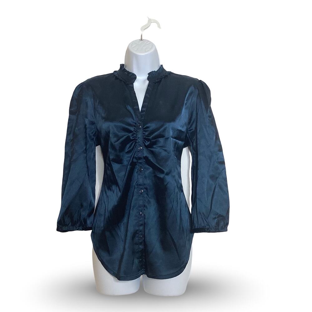 Vintage Manhattan Girl Ruched Blouse